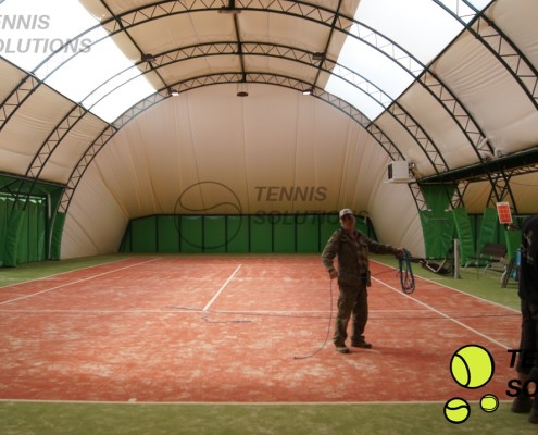 Ogrzewanie gazowe hali tenisowej